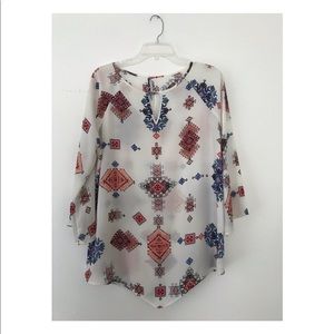 Womens Sheer Blouse